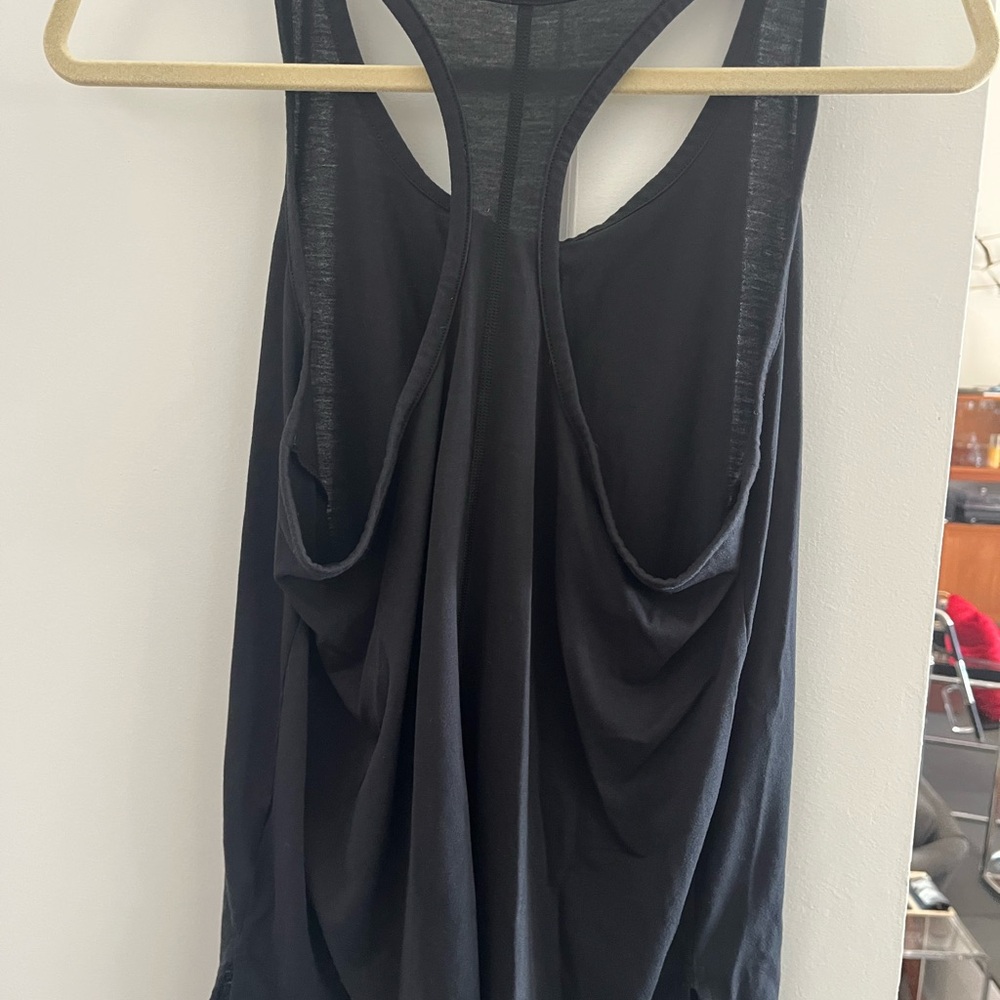 Nike Yoga Women's Black Tank Top medium racerback - Picture 3 of 6